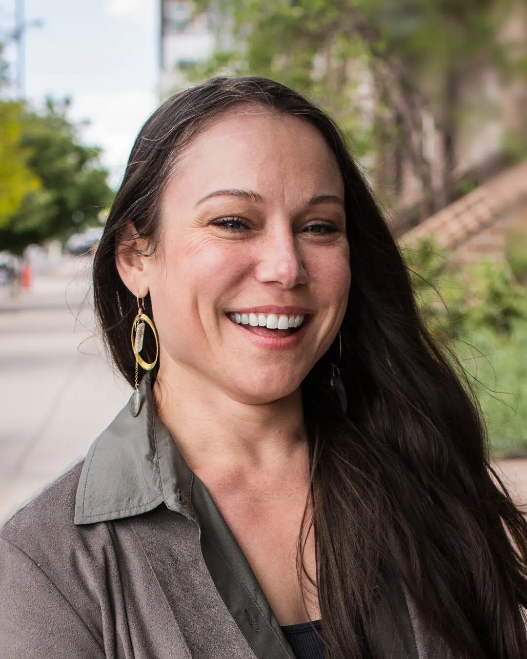 Portrait of Krystie Mariano, branded operations manager at Studio J Lorne