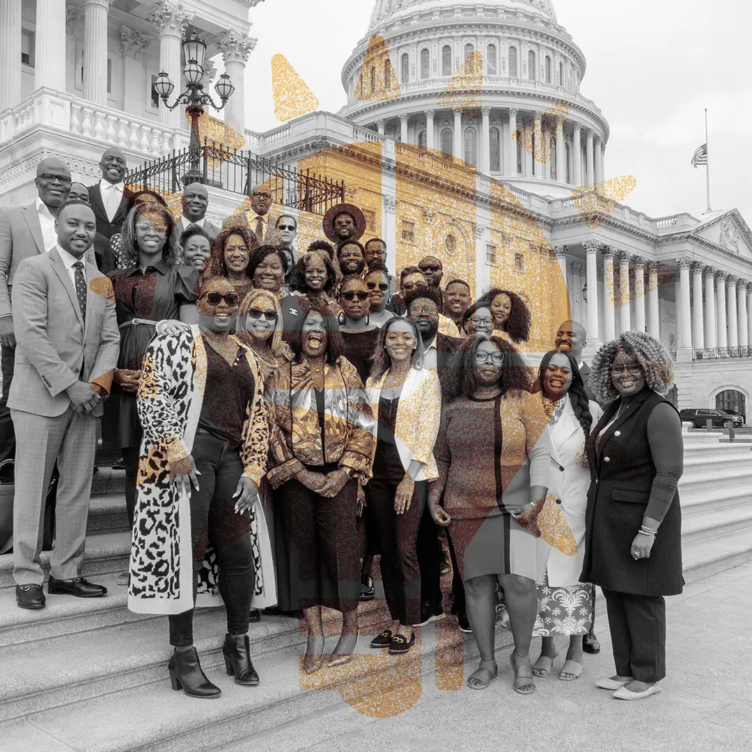 Decade of Black Innovation sub-brand group photo on the US Capitol steps