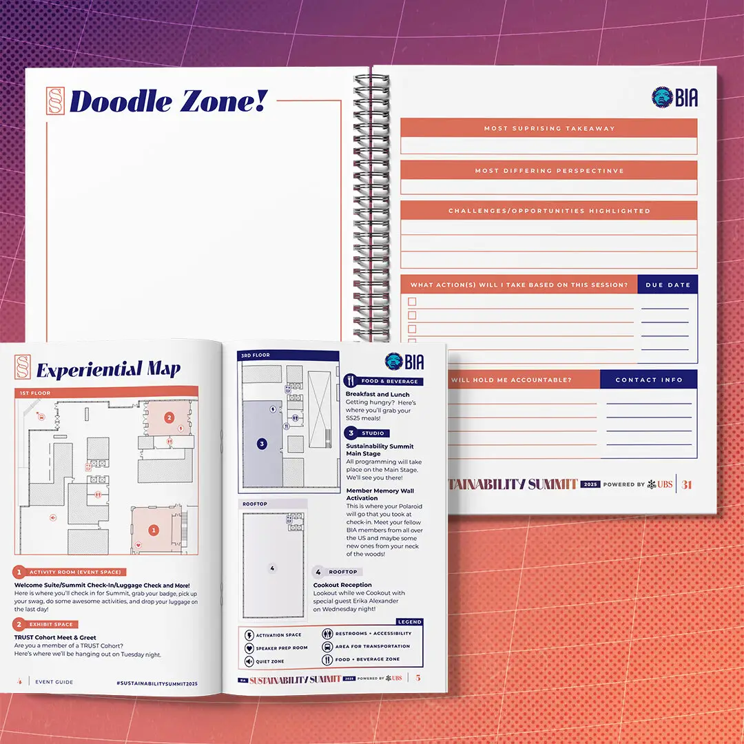 Experiential workbook design for Black Innovation Alliance