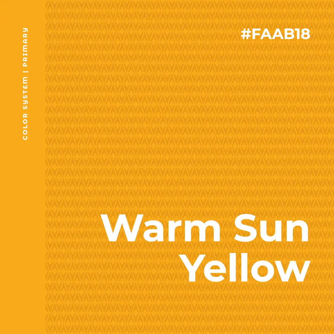 Warm Sun Yellow color card for Black Innovation Alliance